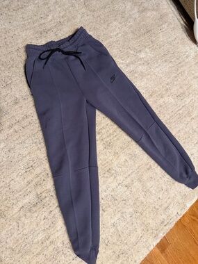 Nike Dark Navy Fleece Joggers with Drawstring
